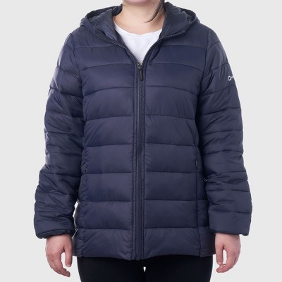 Alpine Swiss Eva Womens Down Alternative Puffer Jacket Hooded Light Packable Coat