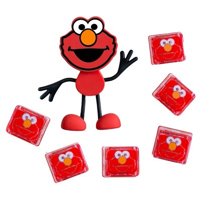 Glo Pals Sesame Street Character Elmo & 6 Light Up Water Cubes