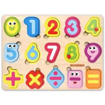 QUOKKA Wooden Puzzles for Toddlers 1-2