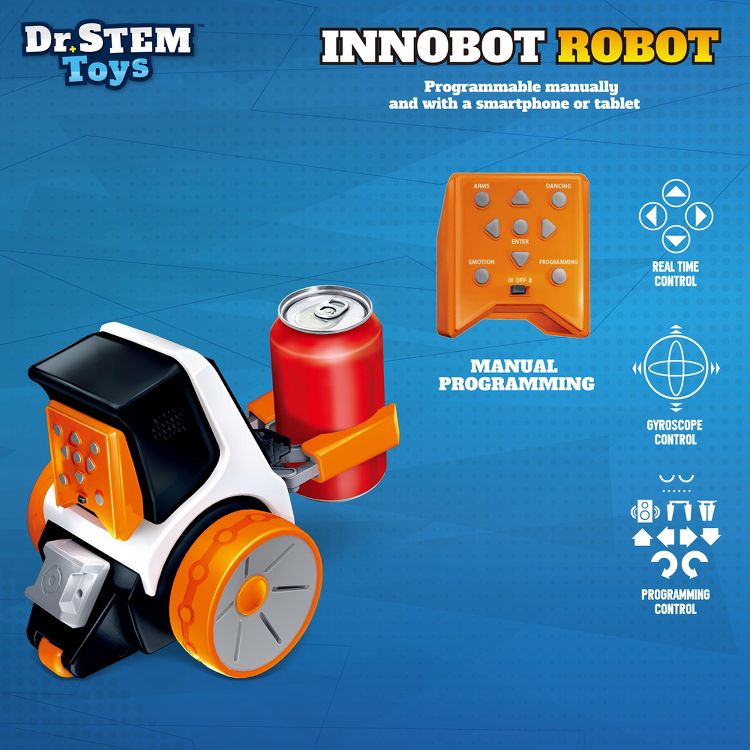 Dr. STEM Innobot Robot Kit, Build & Program Bluetooth Control for Kids 8+, 4 of 8