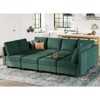 Belffin Corduroy Convertible Modular Sectional Sleeper Sofa Oversized 12 Seat with Storage Seat for Living Room - 4 of 4