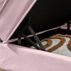 Upholstery Chaise Lounge Chair with Storage, Modern Velvet Arm Chaise Lounge, Sleeper Lounge Sofa Couch for Bedroom Office Living Room - 4 of 4