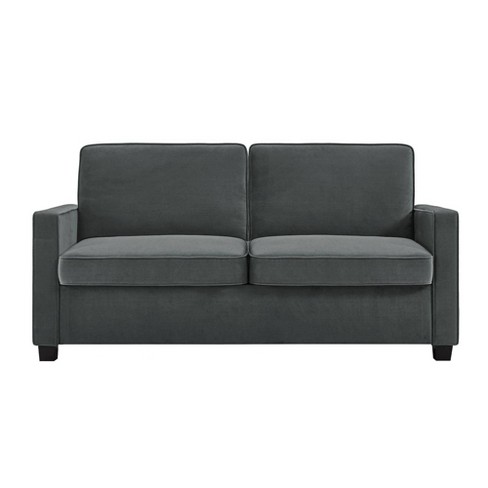 Full Cassidy Sofa Sleeper With Memory Foam Mattress Gray Velvet - Dorel  Home Products : Target