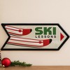 Metal Ski Lessons Sign (Set of 2) - 2 of 2
