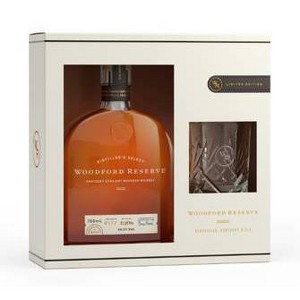 Woodford Reserve Whiskey with Glass Holiday Gift Set - 750ml Bottle - 1 of 4