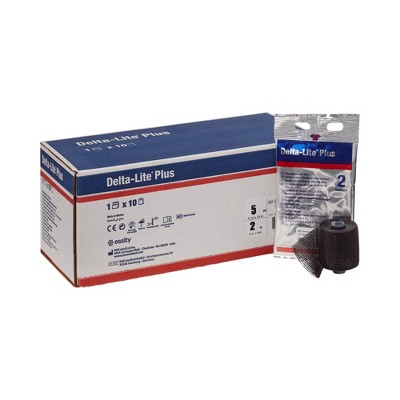 Delta-Lite Plus Cast Tape 4 Inch X 12 Foot Black 7345847, 10 Ct