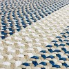 Colonial Mills Marin Braid - Blue 4 Ft x 6 Ft Oval Rug Indoor/Outdoor 100% Polypropylene - 2 of 4