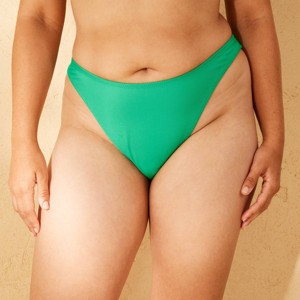 Women's Mid-Rise Ultra High Leg Super Cheeky Bikini Bottom - Wild Fable™ - 1 of 4