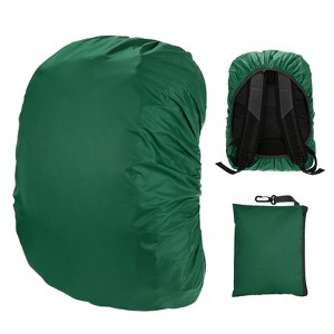 Unique Bargains Waterproof Backpack Rain Cover with A Carry Pouch for Hiking/Biking 1 Pc - 1 of 4
