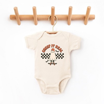 The Juniper Shop Creep It Real Skate Board Baby Bodysuit