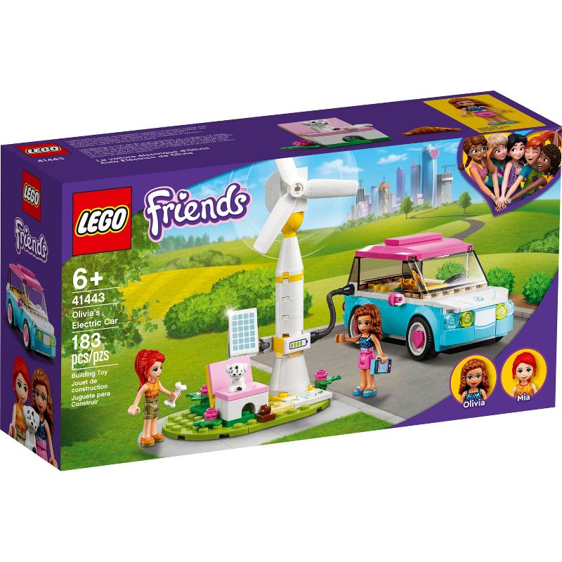 LEGO Friends Olivia Electric Car Toy Eco Playset 41443, 5 of 10