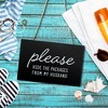 AuldHome Design Please Hide The Packages from Husband Sign; Funny Hanging Wooden Porch Board - 2 of 4