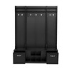 CAVINAS Hall Tree with 7 Hooks Modern Coat Rack with Open Shelves, Storage Bench and Shoe Rack for Entryway - 3 of 4