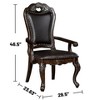 CAVINAS 23" Chateau De Ville Dining Chairs,Set of 2,Luxury Traditional Chairs with/without Armrest,Formal Dining Room Chairs,Vintage - 3 of 4