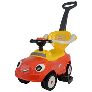 Best Ride On Cars Baby 3 in 1 Little Tikes Push Car Stroller Ride On Toy, Red - 1 of 4