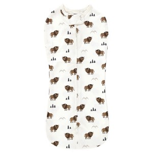Hudson Baby Unisex Newborn Sleep Pod, Wild Buffalo, 0-2 Months - 1 of 3