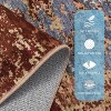 homfan Non-Slip Abstract Runner Rugs, Ultra-Soft Low Pile Floor Cover, Stain Resistant Contemporary Indoor Floor Carpet for Hallway, Bedroom - 2 of 4