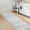 Boho Machine Washable Area Rug Modern Geometric Non-Slip Accent Rug Farmhouse Carpet - 2 of 4