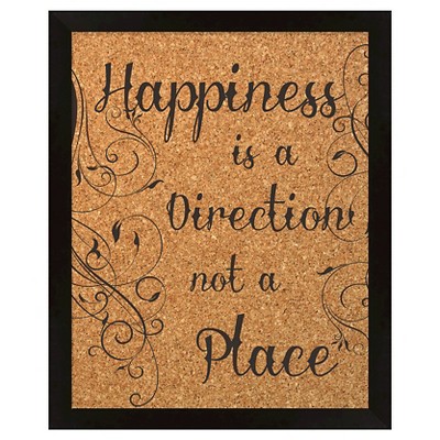 18" x 22" Hapiness Is A Direction Memory Memoboard - PTM Images