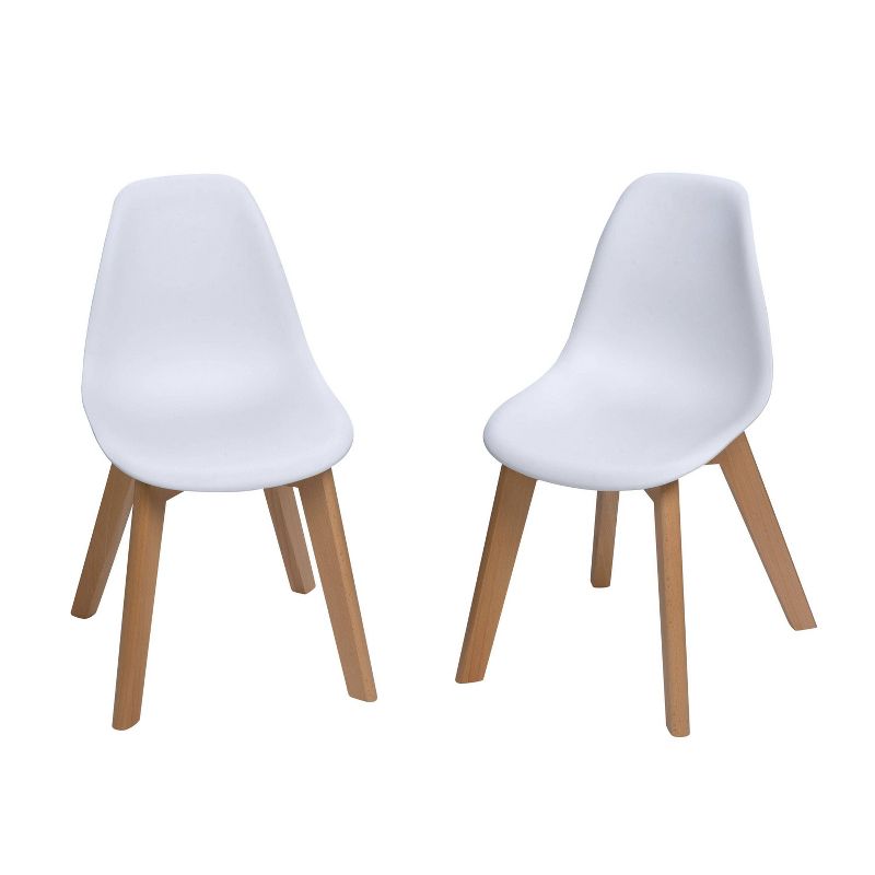 Set of 2 Kids' Chairs with Beech Legs - Gift Mark, 1 of 5