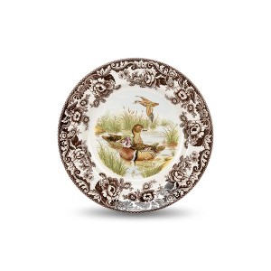 Spode Woodland 8” Dinner Plate, Perfect For Thanksgiving And Other Special Occasions, Made In England, Bird Motifs - 1 of 4