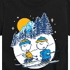 Boys' - Peanuts - Charlie Brown And Linus Skiing Short Sleeve Graphic T-Shirt - 2 of 4