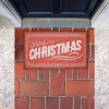 Stupell Industries Red Vintage Merry Christmas Printed Outdoor Door Mat, design by Chad Barrett, 18"x30" - 3 of 4