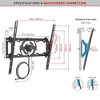 Barkan 19" - 65" Tilt TV Wall Mount with Integrated HDTV Indoor Antenna - 4 of 4