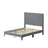 FUFU&GAGA Queen - Size Upholstered Platform Bed with Polyester Fabric Headboard - Modern Bedroom Centerpiece - 3 of 4