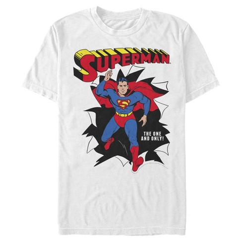 Men's Superman Only One Hero Rip T-shirt : Target