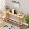 KWPZQEB Narrow Console Table, 59" Entryway Table, Sofa Side Display Table for Hallway, Bedroom, Living Room, Patio, Easy Assembly - 4 of 4