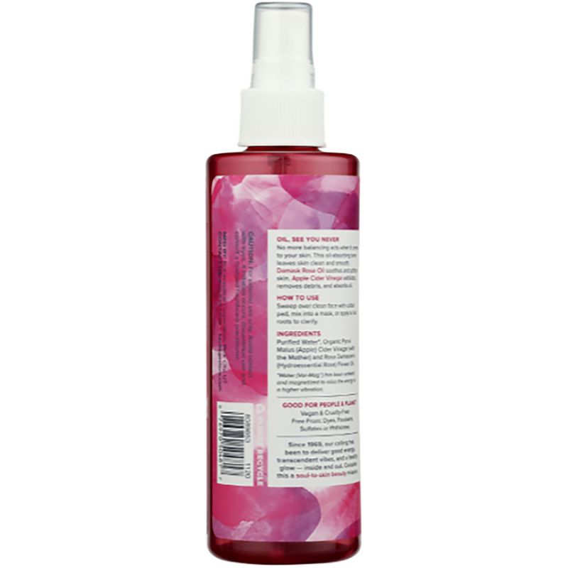 Heritage Store Rosewater and Vinegar Exfoliating Toner 8 Fluid Ounces, 2 of 4