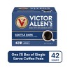 Victor Allen's Coffee Seattle Dark, Dark Roast, 42 Count, Single Serve Coffee Pods for Keurig K-Cup Brewers - 3 of 4