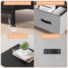 GustoWave Dresser TV Stand with 3 Fabric Drawer, Media Console for 55 Inch TV,  TV Console Table with Storage, Entertainment Center with Open Shelf - 4 of 4