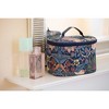 Signare USA William Morris Strawberry Thief Blue Toiletry Vanity Bag - 4 of 4