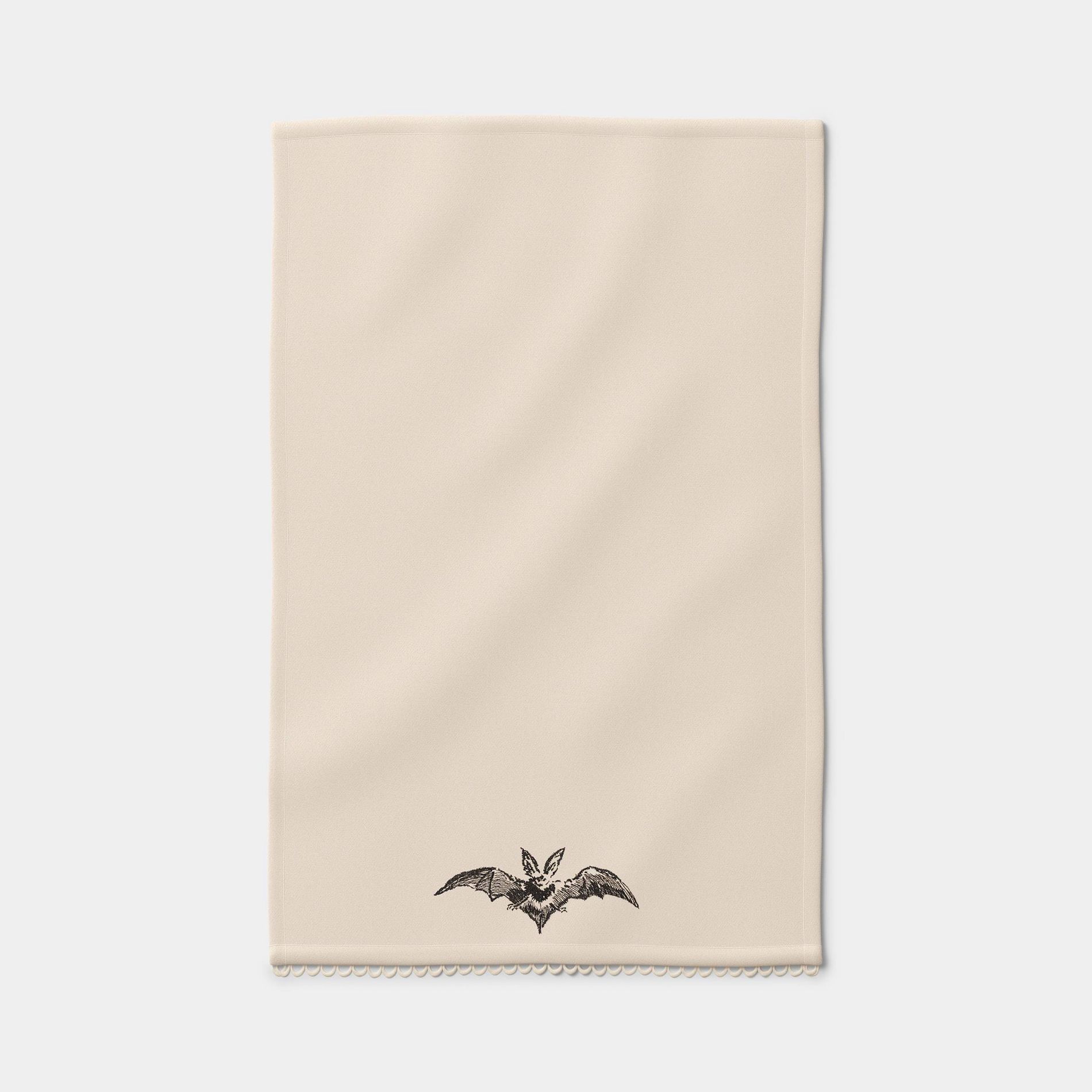 Halloween Bat Kitchen Towel Tan - Threshold™