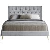 Home Design Homer Tufted Upholstered Platform Bed - 4 of 4