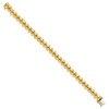 Black Bow Jewelry 14k Yellow Gold 8mm Polished Hollow San Marco Chain Bracelet - 2 of 4