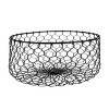 Chicken Wire Basket Black Metal - Foreside Home & Garden - image 4 of 4