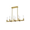 Elegant Lighting Noemi 8 - Light Pendant in  Satin Gold - 4 of 4