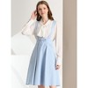 INSPIRE CHIC Women's High Waist Overall Corset Skater Suspender Dresses - 3 of 4