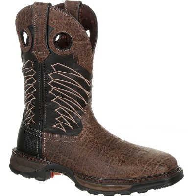 Men's Durango Maverick XP Steel Toe Waterproof Western Work Boot, DDB0176, Brown