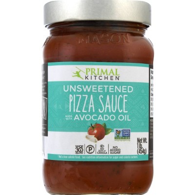 Primal Kitchen Red Unsweet Pizza Sauce - 1lbs