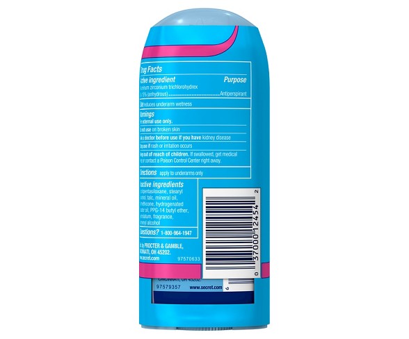 Secret pH Balanced Powder Fresh Wide Solid Antiperspirant and Deodorant Twin Pack - 5.4oz