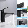 ALEXOUN  Single Handle Lavatory Basin Sink Faucet - 2 of 4