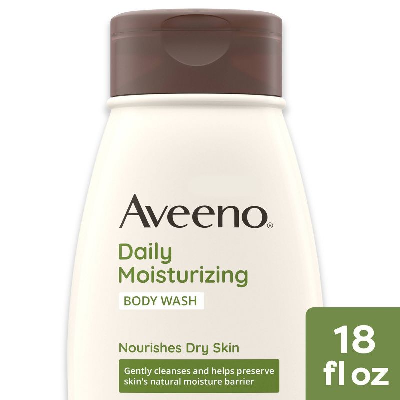 Aveeno Daily Moisturizing Body Wash with Soothing Oat - 18 fl oz, 1 of 9