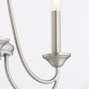 Quorum Lighting Brooks 3-Light Satin Nickel Chandelier with Chain - NR - 2 of 2