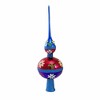Sbk Gifts Holiday 11.5 Inch Retro Single Ball Mod Topper Retro-Looking 70'S Flowers Tree Toppers - 2 of 3