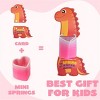 JOYIN 28 Packs Valentine's Day Cards with Coil Rainbow Springs, Stress Relief Coil Toys with Cards for Kids Valentine's Classroom Exchange Gifts - 4 of 4
