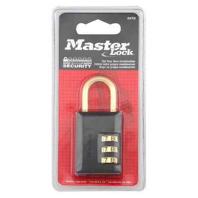 3 combination padlock